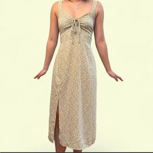Abercrombie & Fitch Floral Cream Dress